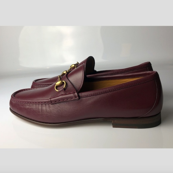 Gucci Other - Gucci Nappa Moorea Strong Red Leather Loafers G09